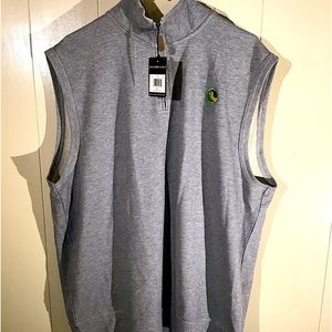 Oxford Golf Zip Vest New XL